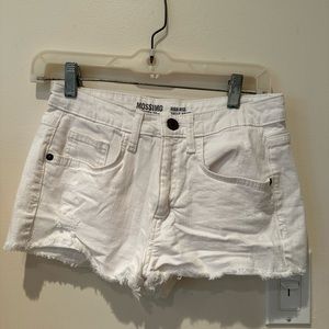 Mossimo white jean shorts
